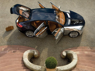 Bugatti Galibier. The production model could be a huge hatchback too.